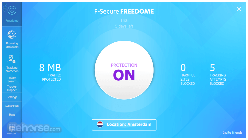 F-secure Freedom VPN Crack v2.45 + Keygen Terbaru
