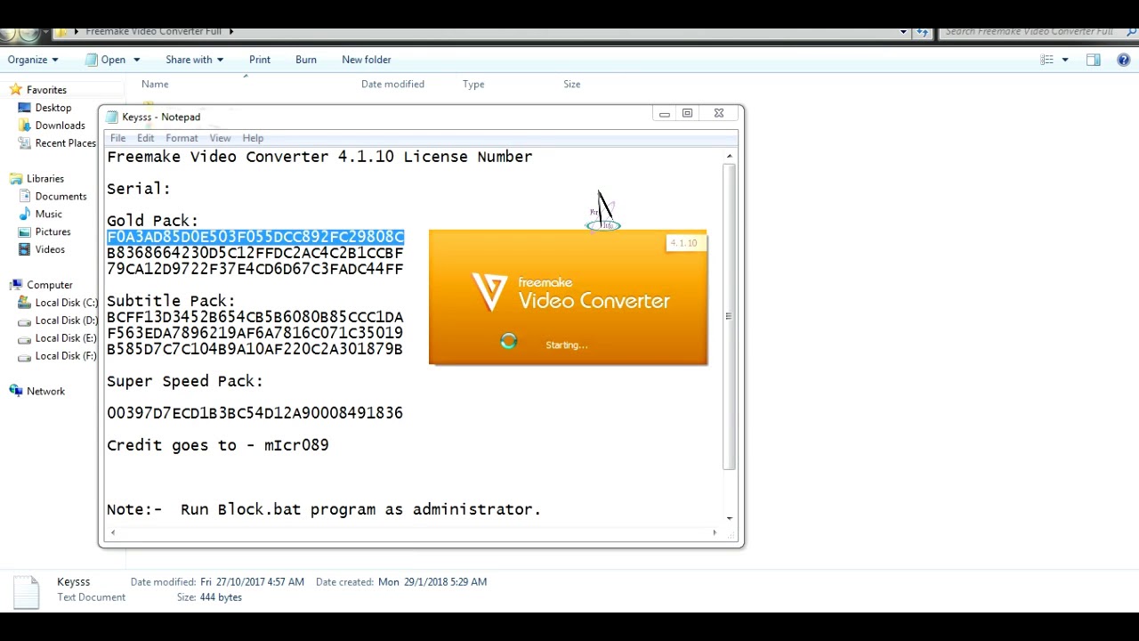 Freemake Video Converter Crack v4.1.1 + Serial Key 