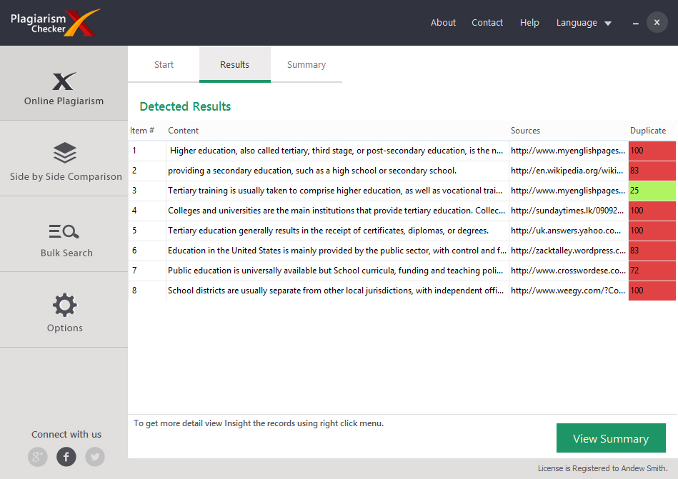 Plagiarism Checker X Crack