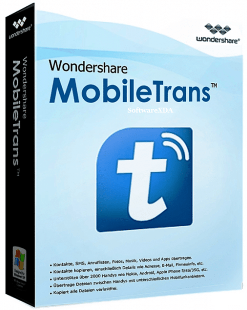Wondershare MobileTrans 8.3.1 Crack With Patch Versi Unduh 