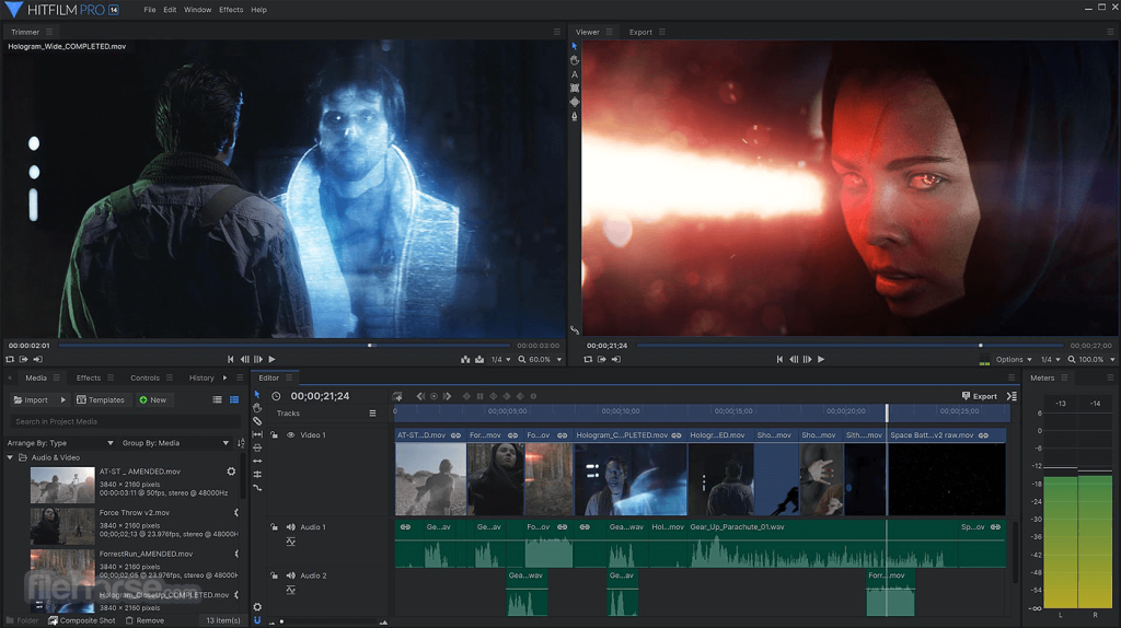 HitFilm Express Kuyhaa 11.0.8319.47197 Terbaru Versi Unduh