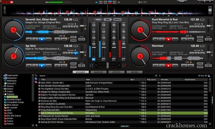 Virtual DJ Pro Crack 8.6067 + Serial Key Terbaru Versi Unduh