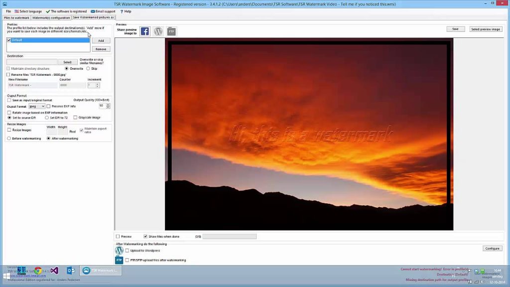 TSR Watermark Image Pro Crack 3.7.2.3 + Patch Terbaru Gratis