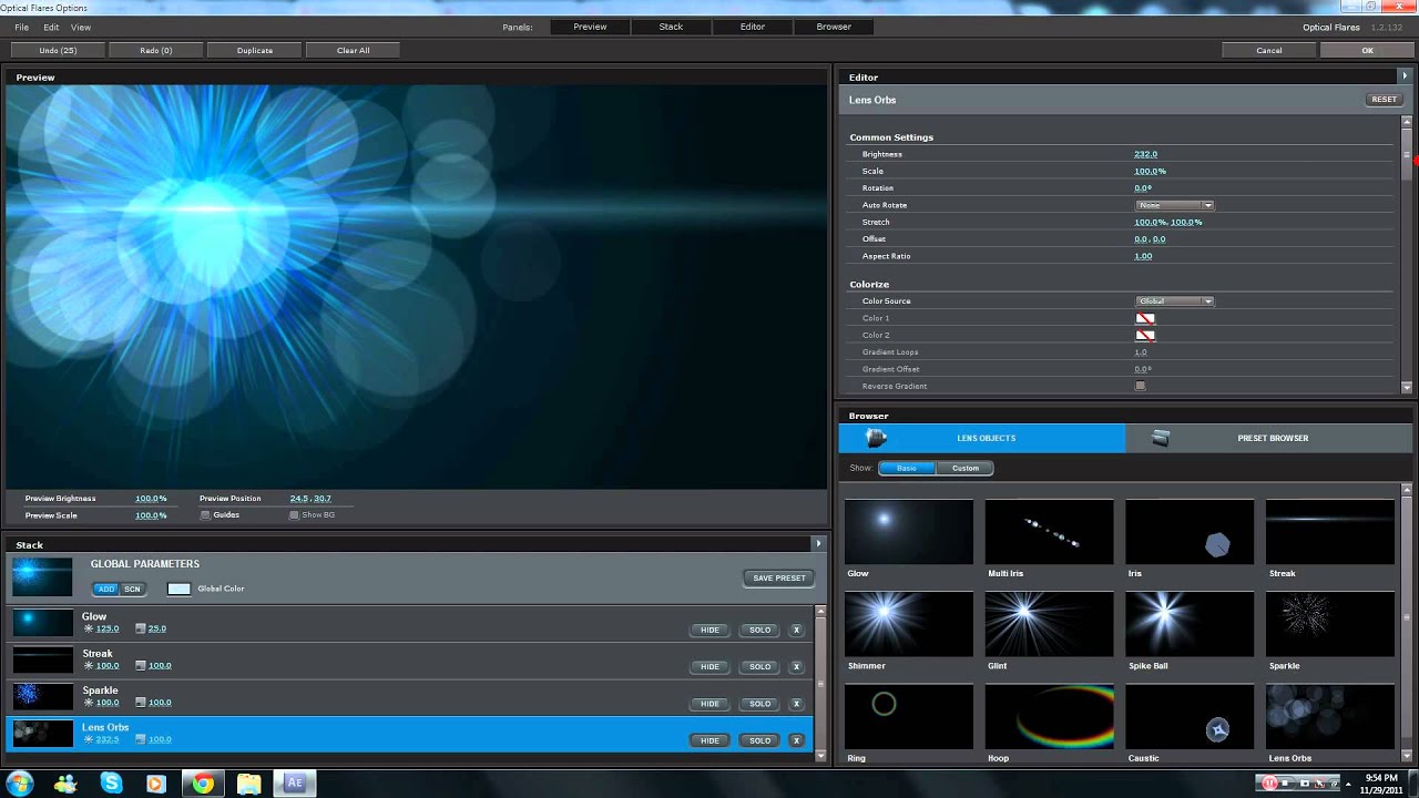 Video Copilot Optical Flares Kuyhaa 1.3.7 + Torrent Terbaru