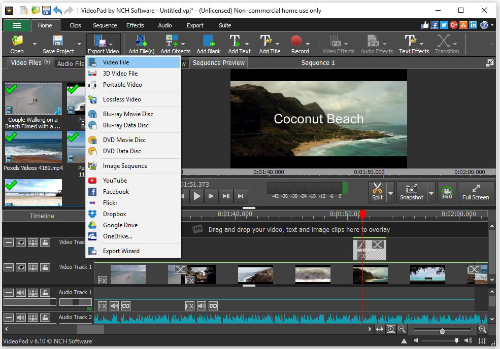 NCH VideoPad Video Editor Pro Kuyhaa 13.07 + Patch Terbaru