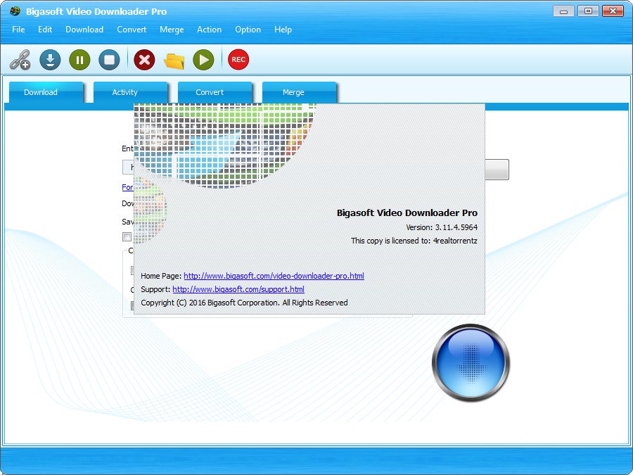 Bigasoft Video Downloader Pro Kuyhaa 3.25.5 + Torrent Unduh