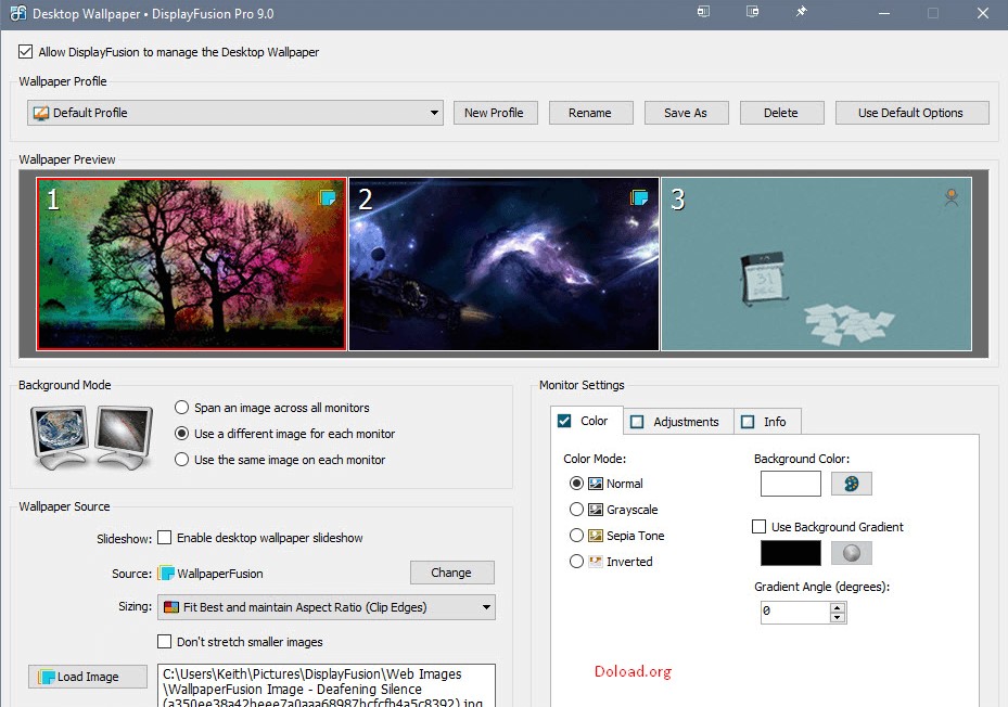 DisplayFusion Pro Kuyhaa 10.0.51 + Crack Terbaru Versi Unduh