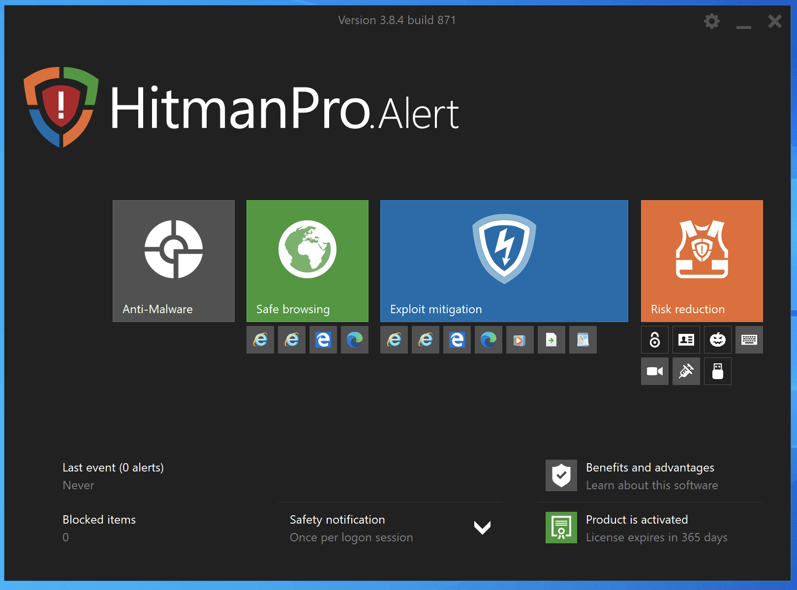 HitmanPro.Alert Kuyhaa 3.8.4 + Keygen Terbaru Gratis Unduh