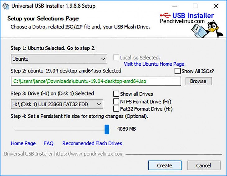 Universal USB Installer Kuyhaa 2.0.1.4 + Serial Key Terbaru